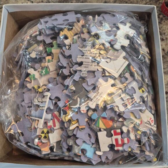 Eurographics Illustrated Periodic Table of the Elements 500 pc Jigsaw Puzzle USE - Picture 9 of 9